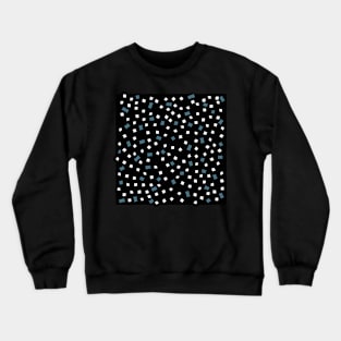 Pattern Black White Blue Crewneck Sweatshirt